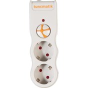 Resim TSK5080 Akım Prizler, Beyaz, 2&apos;li 525 Joule 