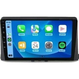 Resim Toyota Proace City 2020-2024 6gb Ram 64gb Hafıza 8 Çekirdek Carplay Kamera Android Multimedya 9" 