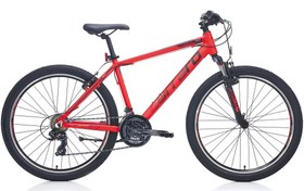 Resim Carraro Force 600 26 Jant 21 Vites 43 Cm V-Fren Dağ Bisikleti- Mat Kırmızı - Siyah - Beyaz 