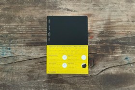 Resim Stalogy 1/2 Year Defter - B6 - Kareli - 186 Sayfa - Sarı 