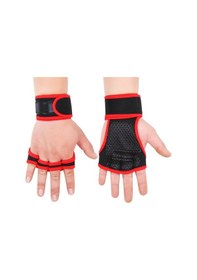 Resim Kaymaz Bilek Fitness Dört Parmak Eldiven For M Diğer For L 