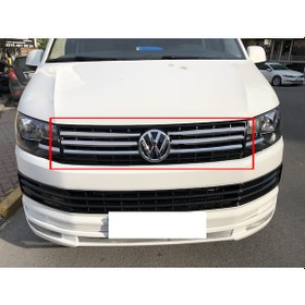 Resim Volkswagen Transporter T7 Ön Panjur Kromu 2015 Sonrası 