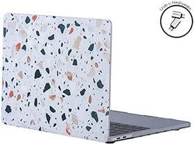 Resim McStorey MacBook Air 13 inç Kılıf M1 & Retina Uyumlu – Desenli Sert Plastik Hardcase Koruyucu Kapak A2337 A2179 A1932 Gri 