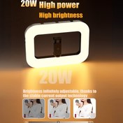 Resim Smartphone Video Rig Işıklı, Cep Telefonu Elde Tutma Sabitleyici ve Halka Işığı 2500-8500K Kendi Kendine Ayarlanabilir Selfie Işığı ile Kamera, Akksiyon Kamerası, Kurulum, Film Yapımı, Makyaj, Vloglama için 