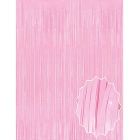 Resim MCM Group Soft Pembe Püsküllü Kapı Perdesi 