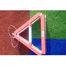 Resim Silver Halı Kumlama Granül Fırçası 70 CM Üçgen Çok Renkli 