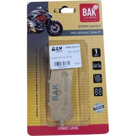 Resim Cf Moto Bak Brakes Fmb-021-S Cf Moto Nk 150 (Abs), Nk250 (Eski Model). Rks Vieste 249. Ön Fren Balatası Yarı Sinter Kalite 