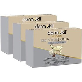 Resim Dermokil Keçi Sütü Özü Katı Sabun 100 Gr X 3 Adet 