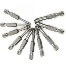 Resim Kayasan Matkap Bits Ucu Vidalama Uçları Yıldız Ph1-Ph2 10 