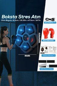 Resim Arfseb Müzik Çalar Özelikli Boks makinası - Her Alana Uygun, Eldiven Hediye 