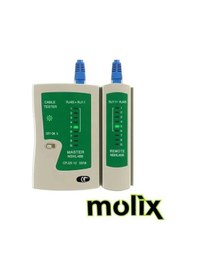 Resim Molix Rj-45.Rj-11 Çantalı Kablo Tester İnternet Kablo Test Cihazı 