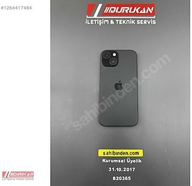 Resim Apple iPhone 15 İkinci El TR | 256 GB | Siyah 