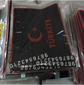 Resim carlone Ayyıldız Bayrak Logolu Kaydırmaz Ped Telefon Tutucu 