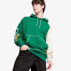 Resim Puma X Carrots Hoodie Unisex Yeşil Hoodie 