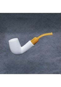Resim Yunar Perla 9mm. Filtreli Akrilik Saplı Lületaşı Pipo 11026m 