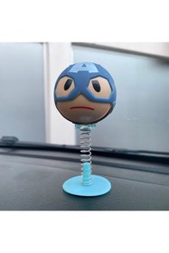 Resim Blingston Kaptan Amerika Sallanan Kafa Zıp Zıp Marvel Lisanslı 