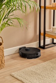 Resim HOMEND Alex Laser 1291h Moplu Ve Haritalamalı Akıllı 5 Kpa Robot Süpürge Siyah 