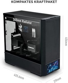 Resim Lian Li Lancool 207 Digital RGB Mid-Tower ATX Kasa Siyah 