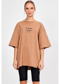 Resim Alexandergardı Baskılı Oversize T-shirt Un-0046 01 001 