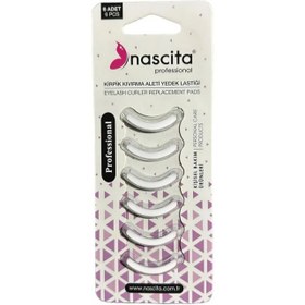 Resim Nascita Kirpik Kıvırma Aleti Yedek Lastik - Beyaz 6 Adet 