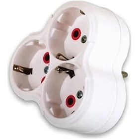 Resim Fetih Üçlü Topraklı Fişli Priz 