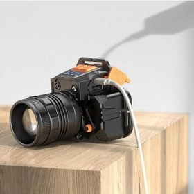 Resim YCL 10 W 3 Modlu Şarjlı Powerbank Özellikli Kafa Lambası -YIS-205 Siyah 