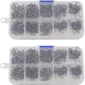 Resim Xin Yue Zhang Ξ Ny Ue Zhang 1000 Adet Balık Jig Kanca Delikli Olta Takımı Kutusu 10 Boyutları Karbon Çelik (Yurt Dışından) 