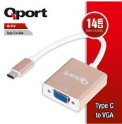 Resim Qport Q-Tv Type-C To Vga Cevirici 