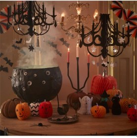 Resim Meri Meri - Black Paper Chandelier - Siyah Avize Tüm Yaşlar 