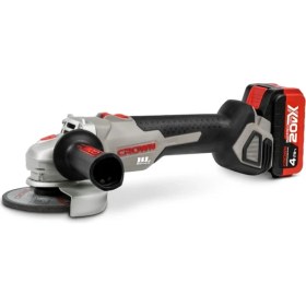 Resim Akülü Avuç Taşlama Makinası 20V-4AH 115MM CT23001-115HX-4 Bmc | Bakır Sargılı Kömürsüz Motorlu Çift Akülü Şarjlı Avuç Içi Taşlama 