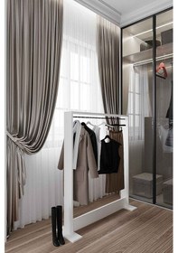 Resim Decormet Salvitor Elbise Askısı Beyaz Beyaz 