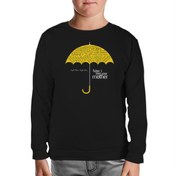 Resim How I Met Your Mother - Umbrella Siyah Çocuk Sweatshirt 