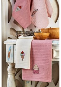 Resim İce Cream 6 Parça Mutfak Kurulama Bezi 30X50 Cm 