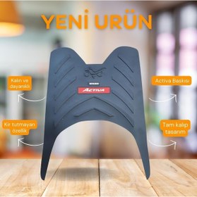 Resim Honda Actıva 125cc Paspas Kaymaz Taban 2023 Sonrası 