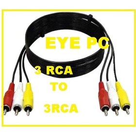 Resim 1.5 Metre Rca Kablo Lale Lale Kablo 3'lü Video Kablo 