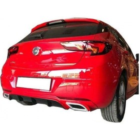 Resim Opel Astra K Hb 2016 - 19 Uyumlu Yedek Parça Custom Difüzör Plast 