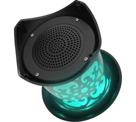 Resim Mikado MD-20BT, 5W, MASAÜSTÜ, GECE LAMBASI LED IŞIKLI, 1200MAH, BLUETOOTH SPEAKER (SİYAH) 