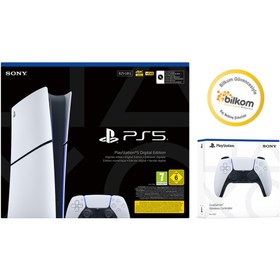 Resim Sony Playstation 5 Slim 825 GB Digital Versiyon + 2.Dualsense Oyun Konsolu Bilkom Garantili 