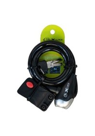 Resim Xbyc Ty 561 Anahtarlı Çelik Halat Kilit 8x1300 Mm Bisiklet Kilidi Siyah 