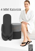 Resim Transformacion 4 MM Kalın Tek Kullanımlık Spa Otel Pedikür Terliği 150 Çift 722329 