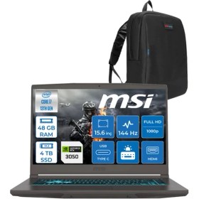 Resim Msı Thın 15 I7-13620H 48GB Ddr4 4TB SSD 4GB/RTX3050/45W 15.6'' IPS Fhd 144Hz Freedos Taşınabilir Oyuncu Bilgisayarı 3057XTRF20 