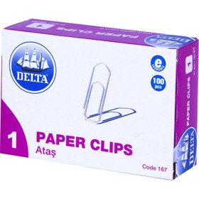 Resim Delta 167 Ataş 21 mm No:1 100 Adet - Metalik Gri 