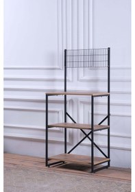 Resim Pimango Çok Amaçlı Mutfak Bankosu ve Raf Dolap Çam Atlantik - Çam 