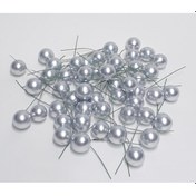 Resim 200 lü Pike Cici Top Gümüş Renk 1,5 cm 