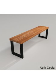 Resim deryawood Raweyn Masif Ahşap Hera Bank 37*80*45cm 
