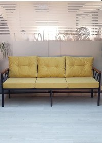 Resim Safir 3'lü Bahçe,balkon,teras,cafe,çay Seti,oturma Grubu,koltuk Takımı,ofis Koltuk Sarı 