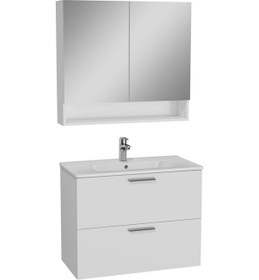 Resim VitrA Mia Banyo Dolabı Seti 80 Cm Beyaz 66050 Beyaz 