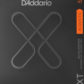 Resim D'Addario XTABR1047 XT 80/20 Bronze Akustik Gitar Teli - Light (10-47) 