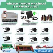 Resim 8 Kameralı Mibzer Havalı Tohum Makinesi 9 inç Hdmi Monitörlü Kam 