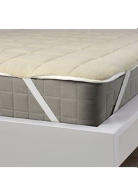 Resim Soğutucu Alez, Yatak Soğutucu Ve Isıtıcı Alez, Bej-mavi, 90x200 Cm Yatak Koruyucu Tek Kişilik 